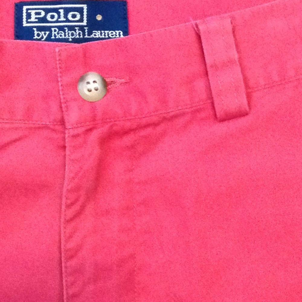 Red light cotton chino